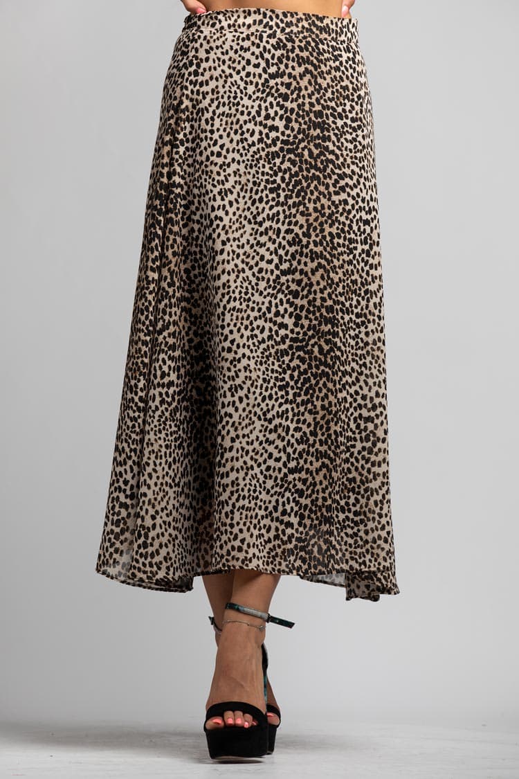 liopard print skirt