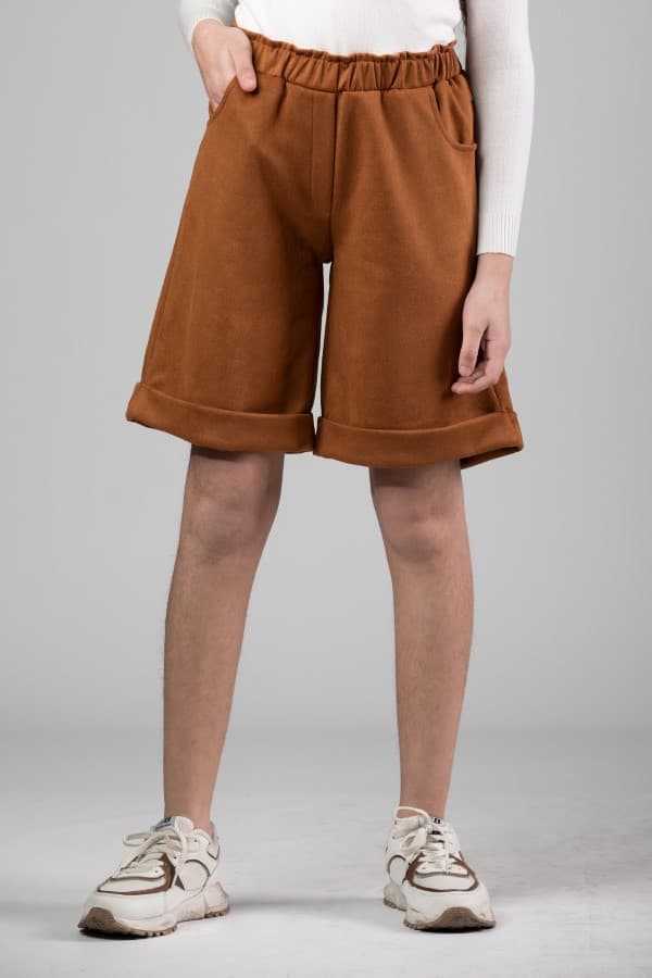 Mini Short  Suede Fabric