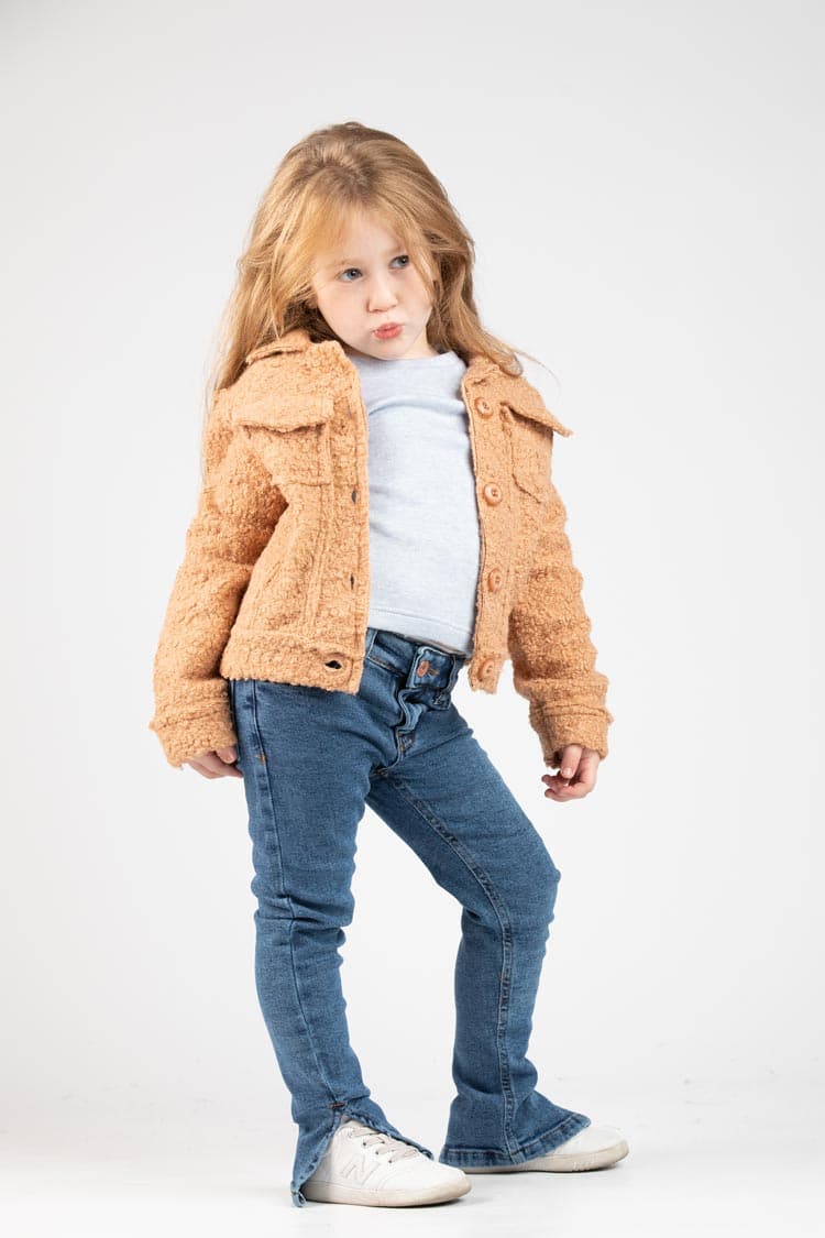 fur boucle jacket