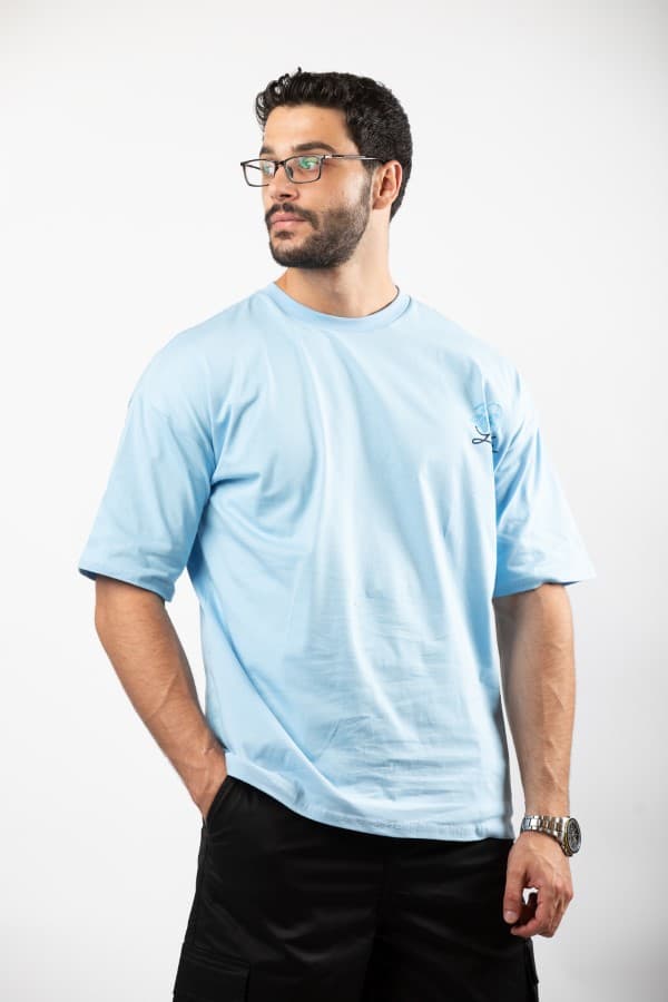 Over Size Cotton Printed T-Shirt