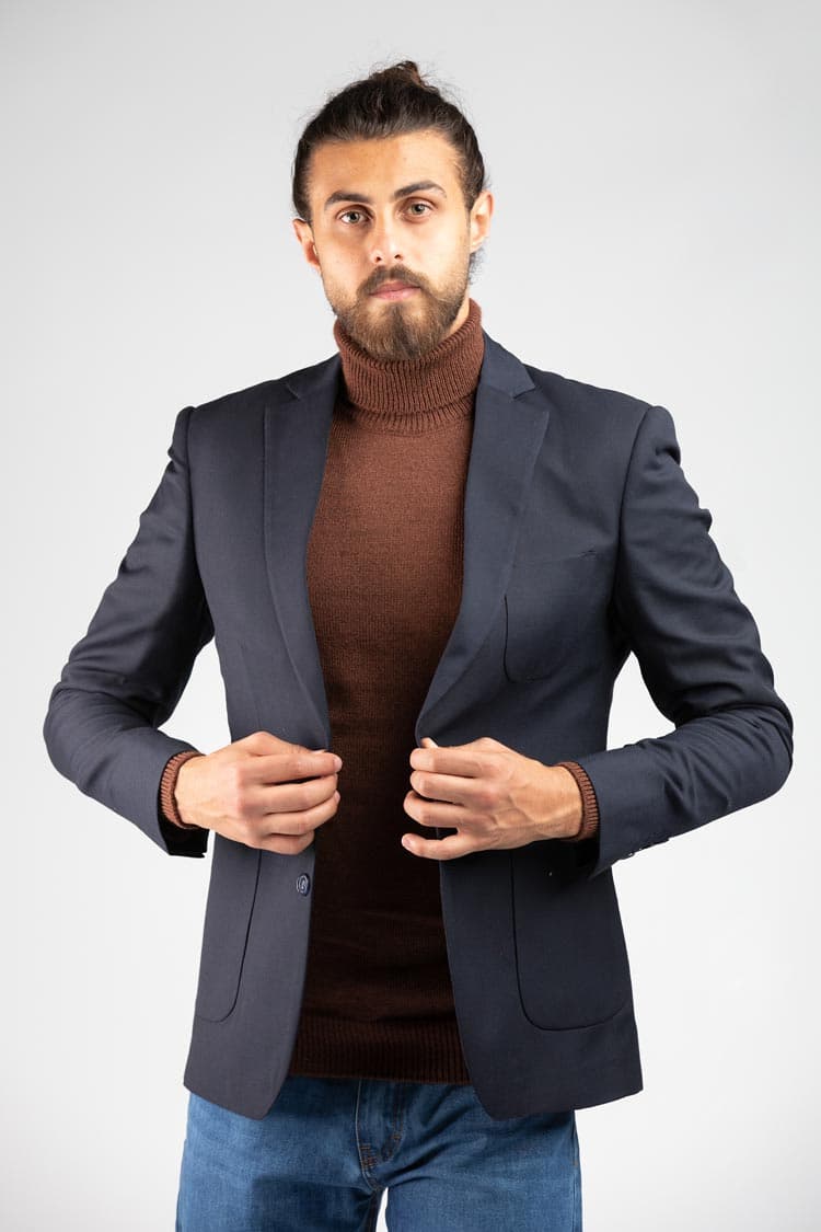 Slim fit suit blazer