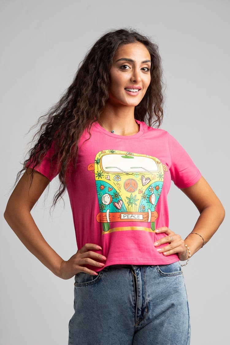 cotton printed T-shirt