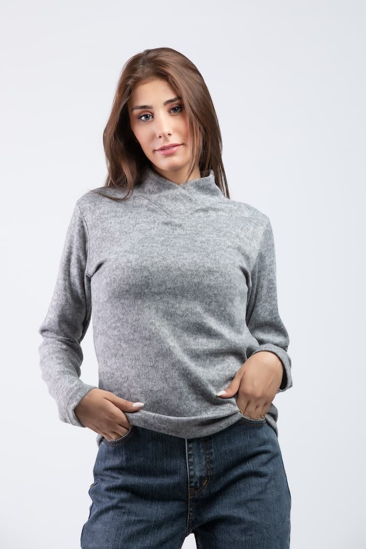 high v neck top