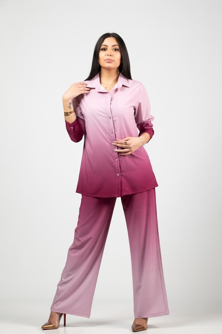 Grade Colors Suit Shirt
