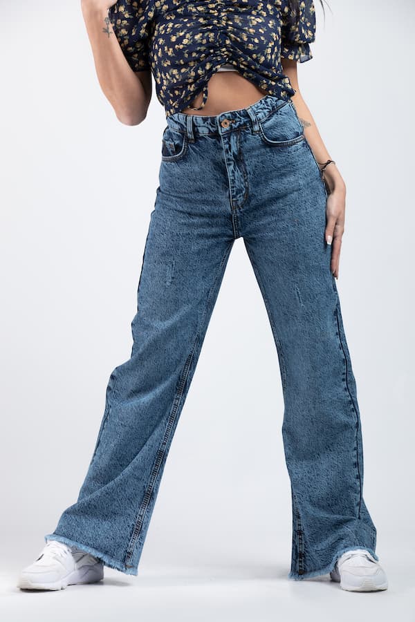 wide-leg jeans694
