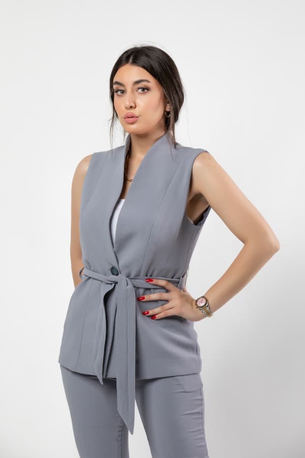 Vest With Belt