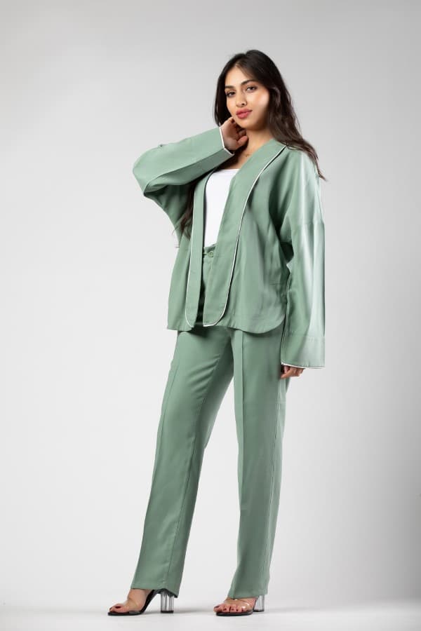 Slim Straight Suit Pant