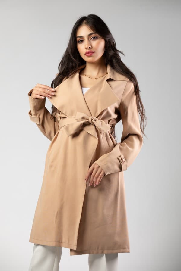 Midi Coat With Belt