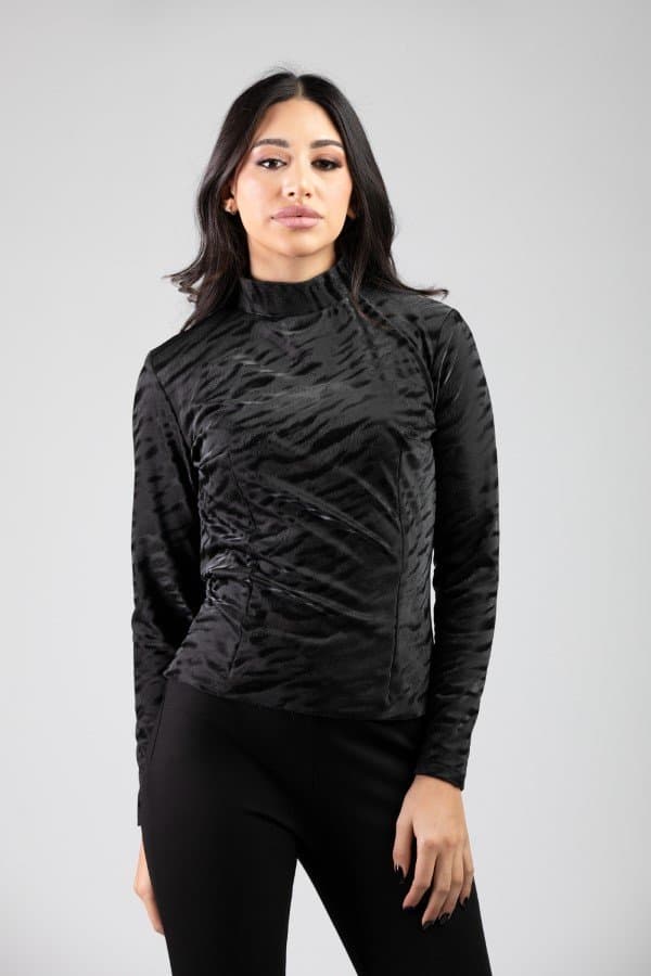 High Neck Lather Top