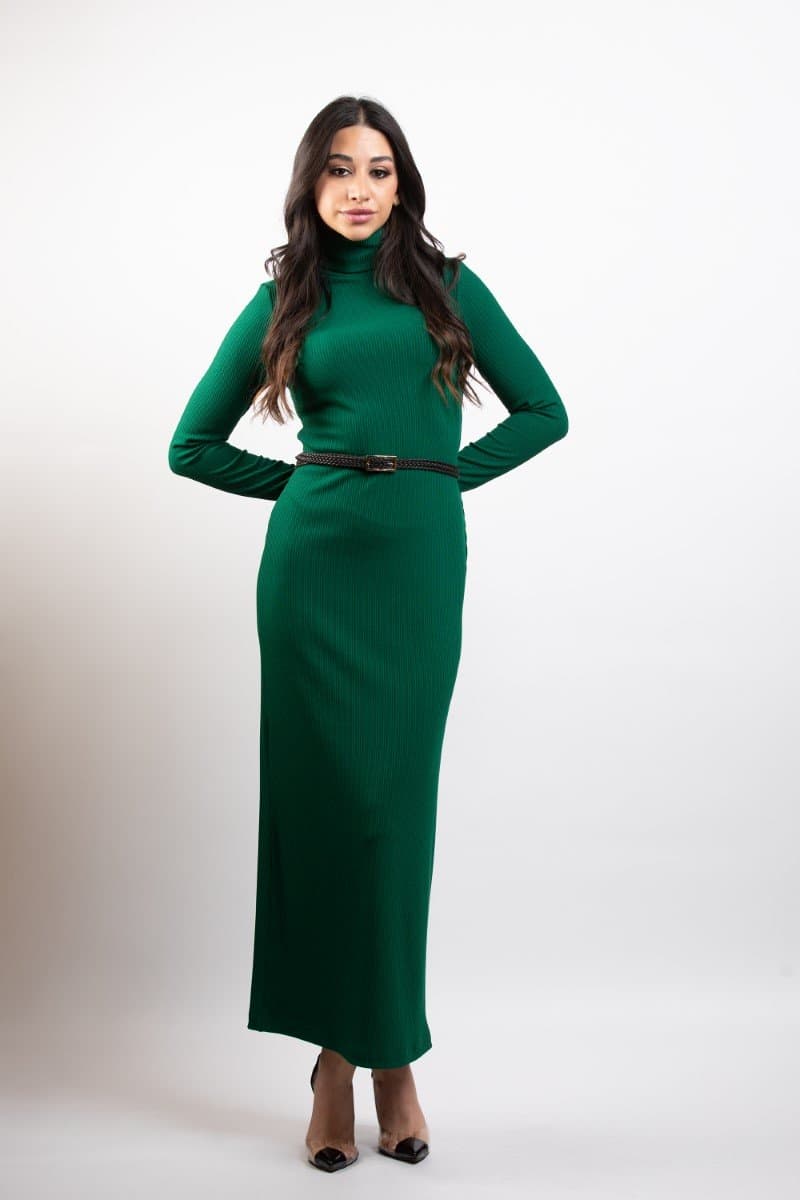 Rib Long Dress