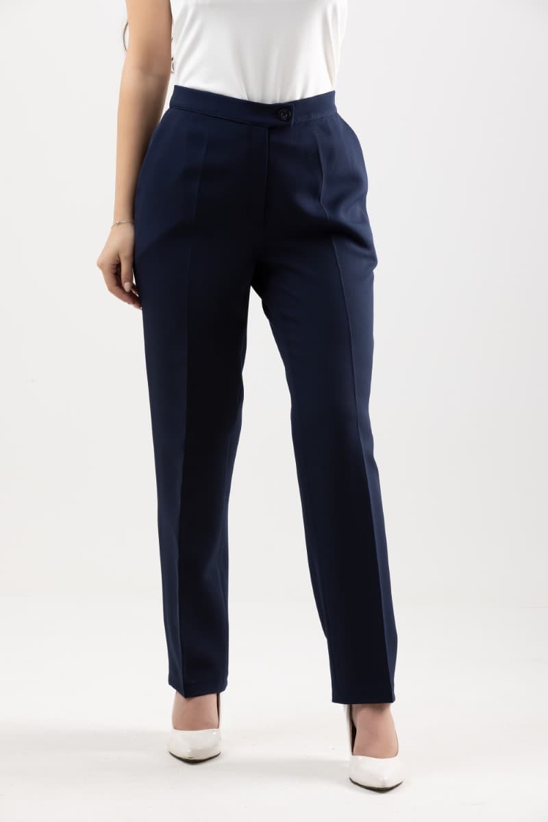 Slim Straight Suit Pant