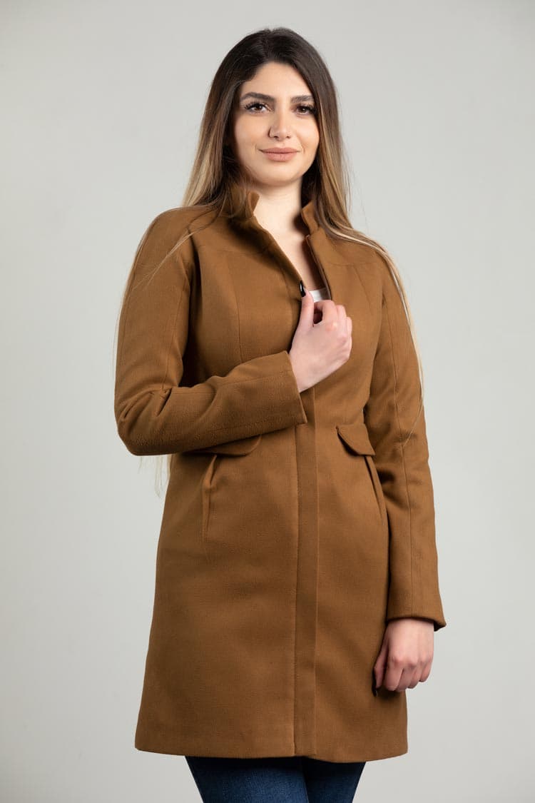 zipped coat