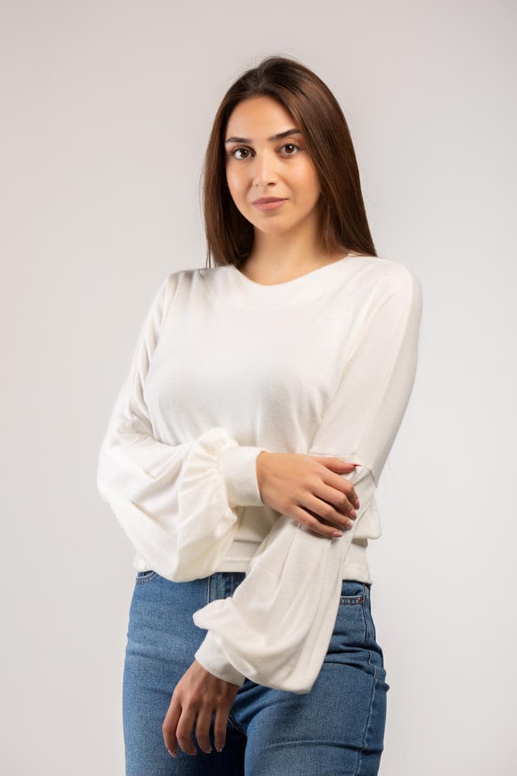 pleat detail top