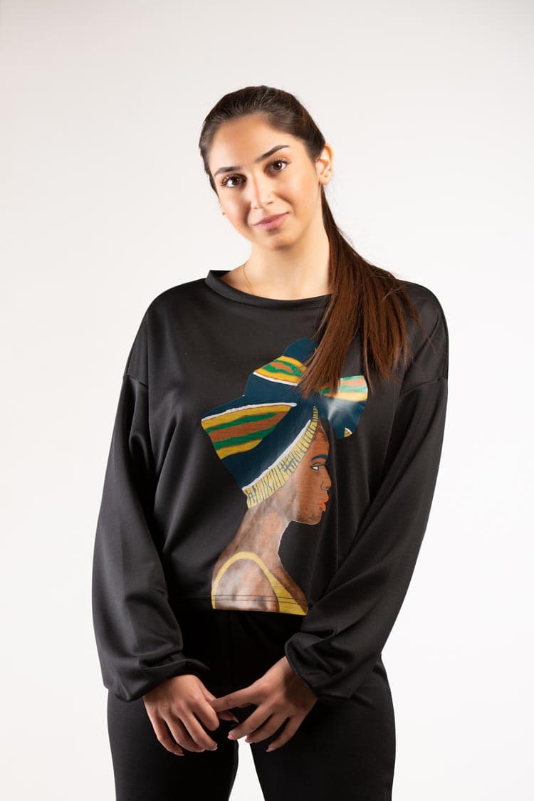 printed top