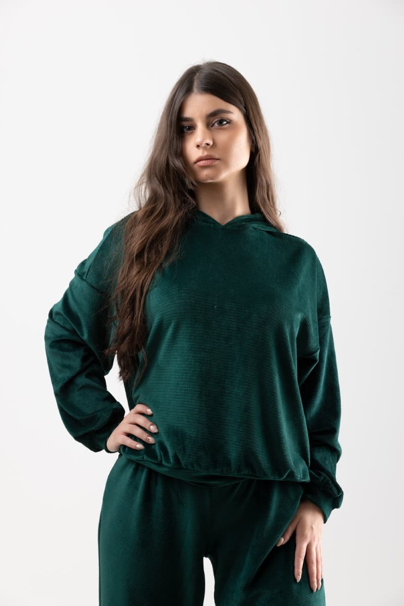 Velvet Long Sleeve Top
