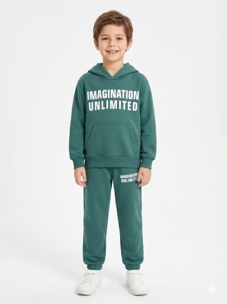 Striaght Fit Fleece Pant