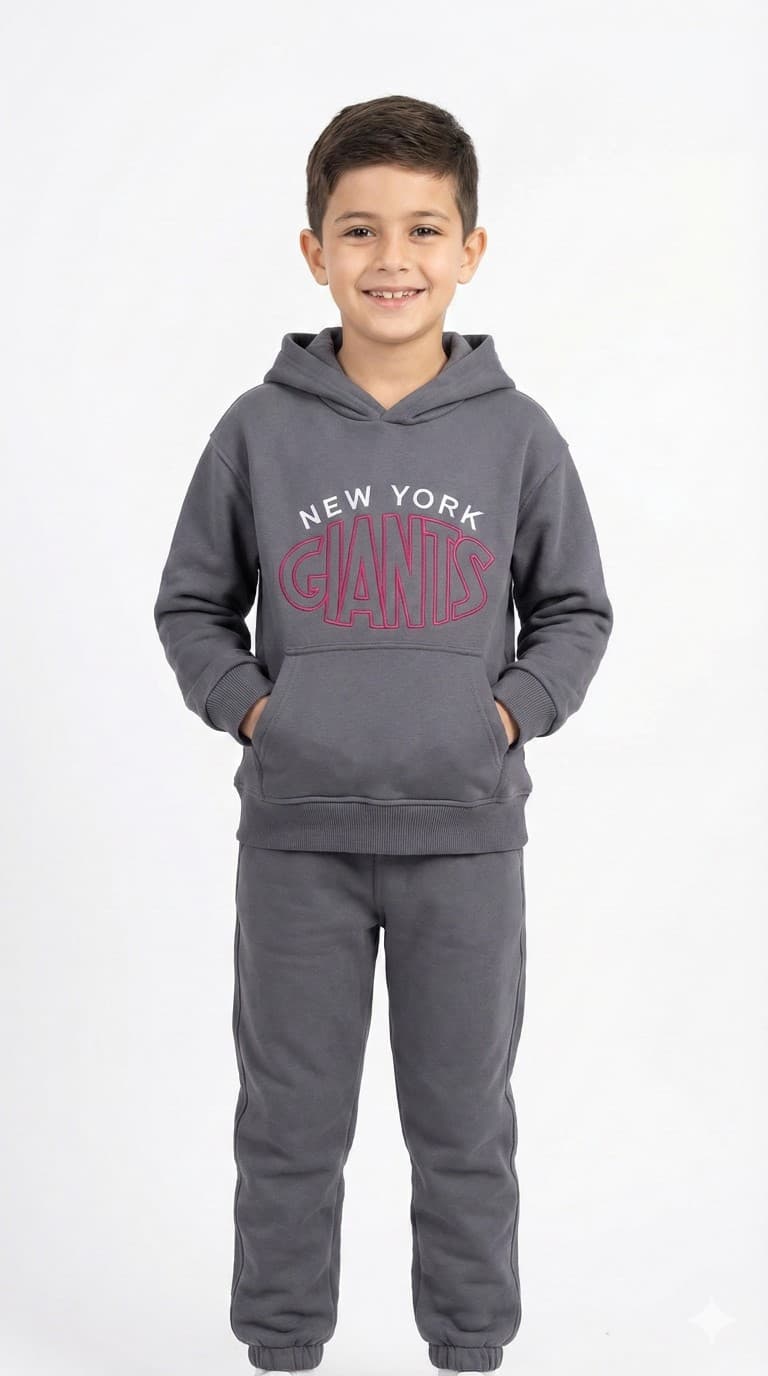 Oversized Fleece Swaetshirt Hoods With Embroidery