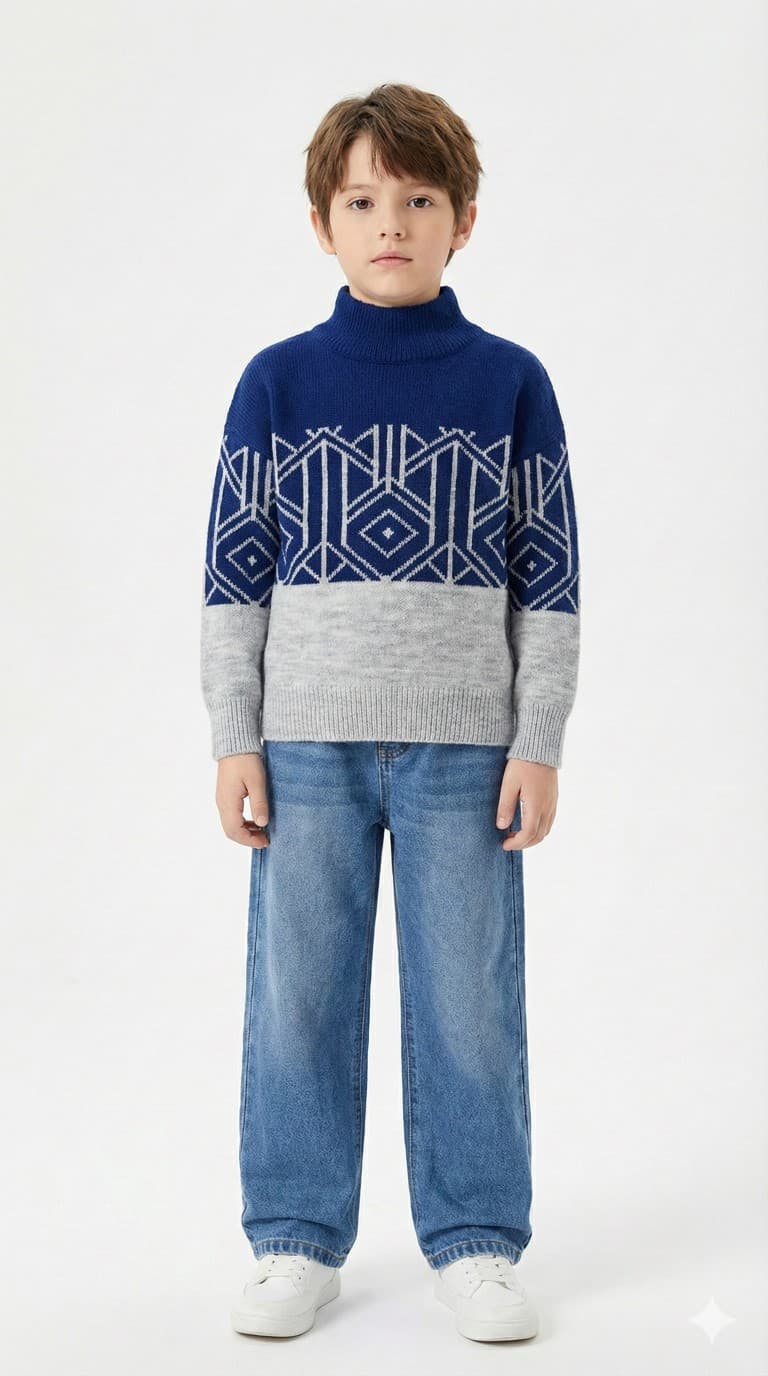 Knitted Sweater Jacquard