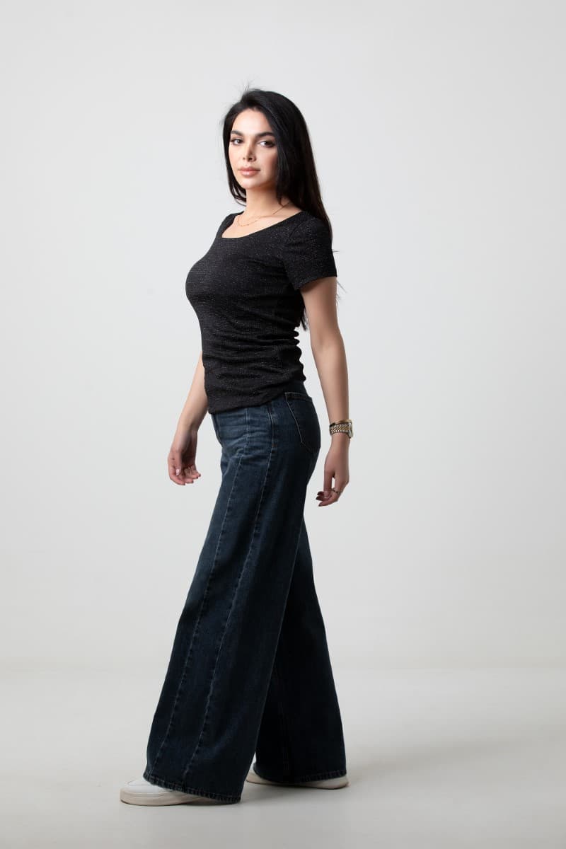 Wide Leg Jeans Pant