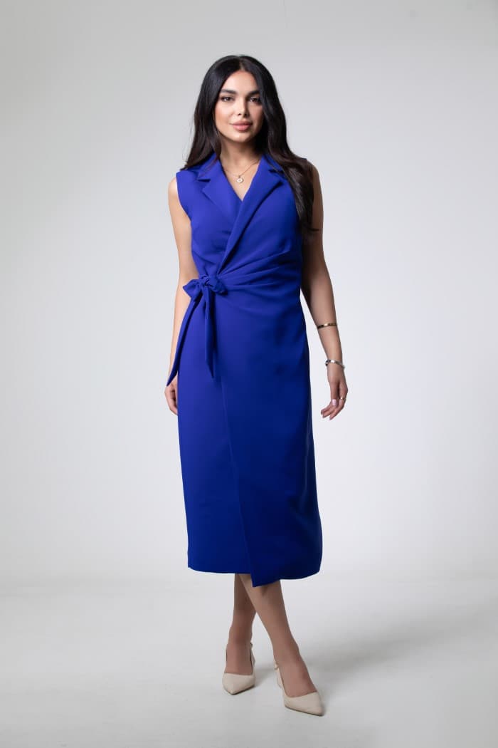 Midi Dress With Belt