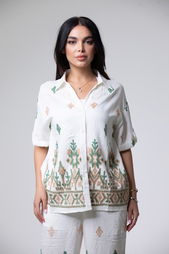 Top With Embroidry
